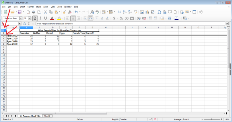 openoffice calc move row openoffice calc move row