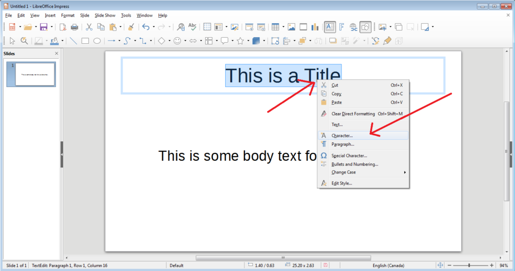 Guide LibreOffice Impress Part 2 Text, Boxes and Images