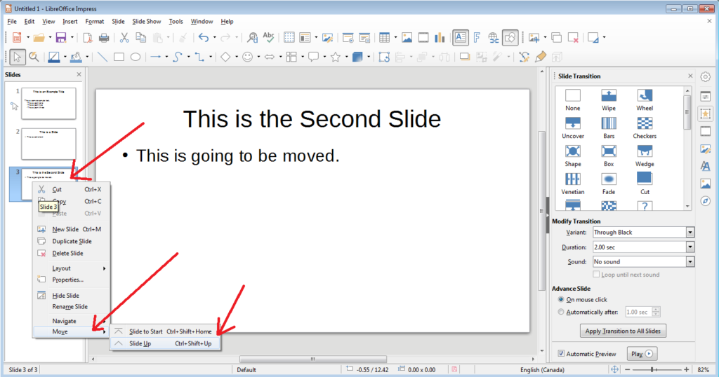 Guide LibreOffice Impress Part 3 Animations and Slides