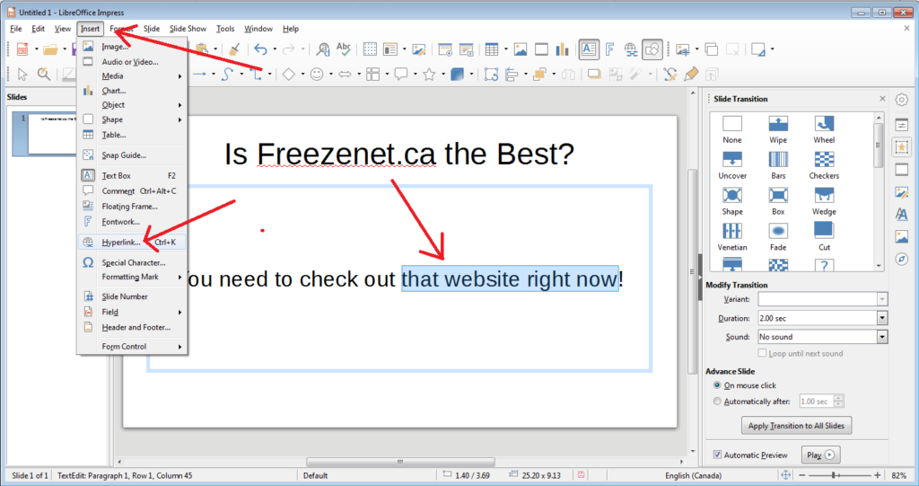 Guide LibreOffice Impress Part 4 Adding Links, Audio, and Video