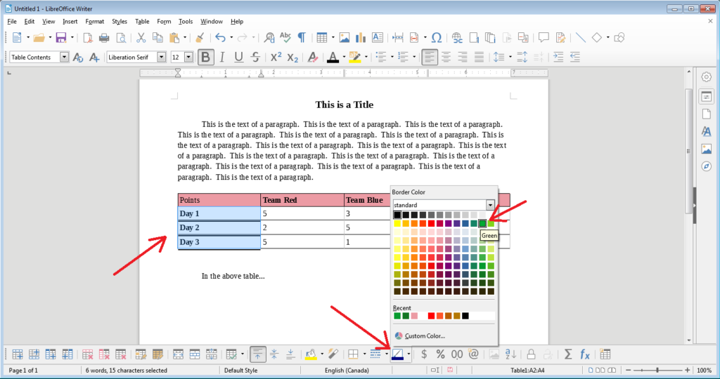 Guide LibreOffice Writer Part 4 Tables