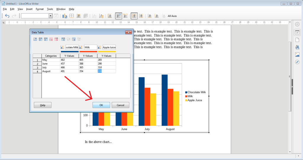 Guide LibreOffice Writer Part 5 Charts